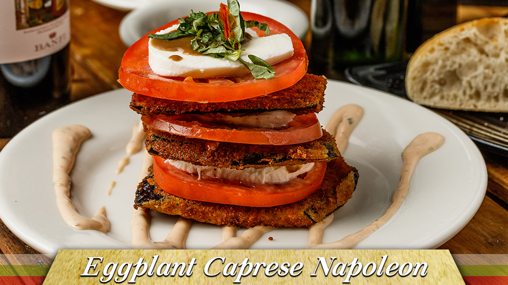 Eggplant Caprese Napoleon Gulfport